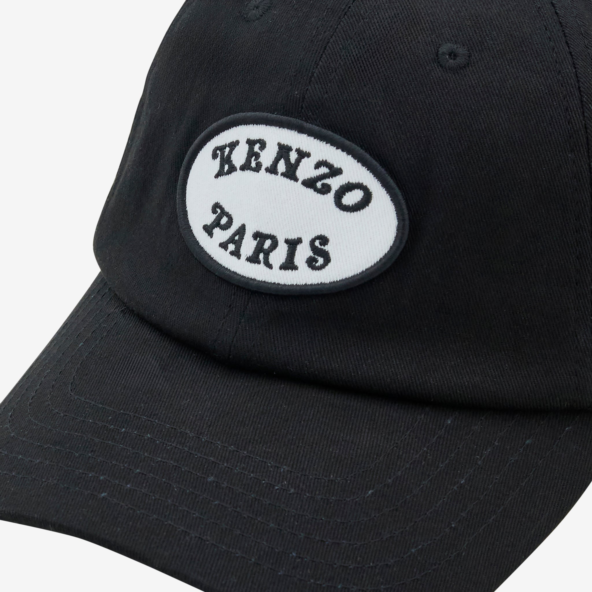 KENZO VERDY MARKET Embroidered Baseball Cap - Black | Stylish Streetwear Hat for Men & Women | Perfect for Casual Outfits & Urban Fashion