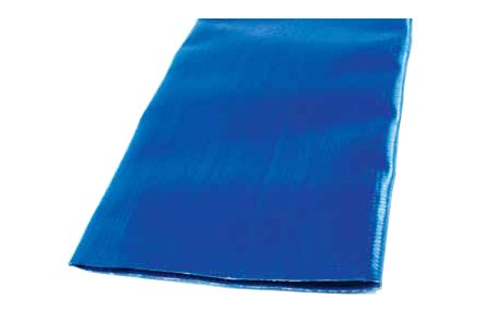 Megadyne Jason 4502-1500 1.5 Inch Blue PVC Lay Flat Discharge Hose - 300ft Heavy Duty Water Hose for Industrial, Agricultural & Firefighting Use