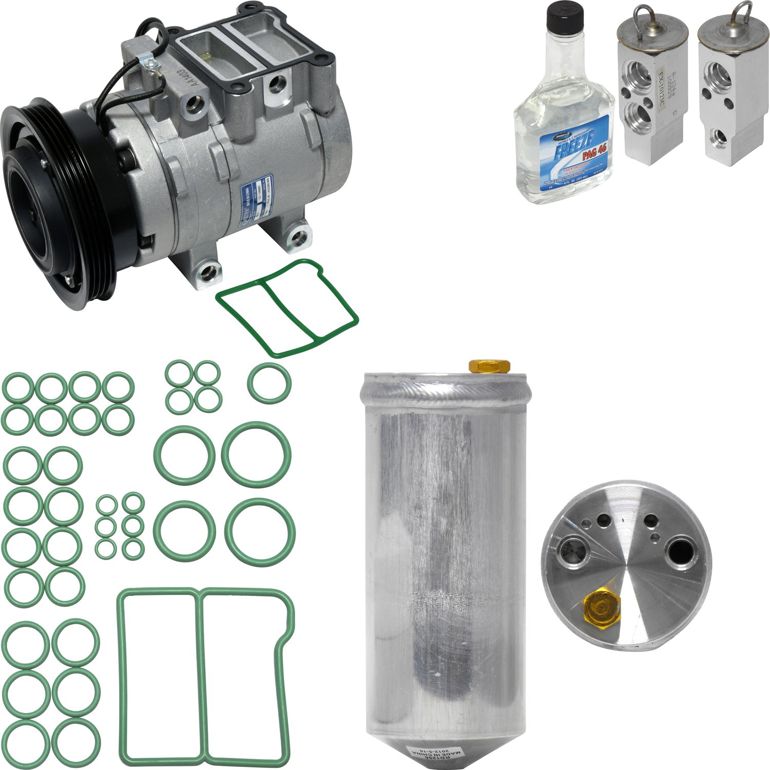 Universal Air Conditioner KT 2135 A/C Compressor & Component Kit - Replacement Parts for Home & Auto AC Systems - Perfect for HVAC Repair & Maintenance