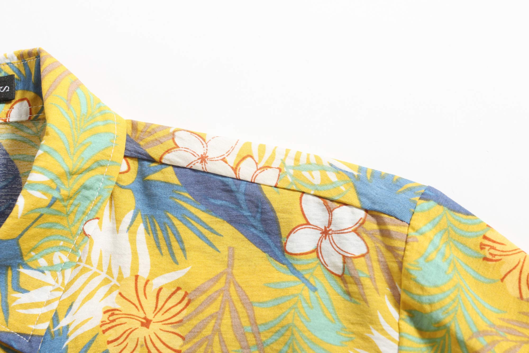 SSLR Men's Short Sleeve Button Down Casual Hawaiian Shirts | Breathable Aloha Shirts for Summer | Perfect for Beach Vacations, Luau Parties & Tropical Getaways