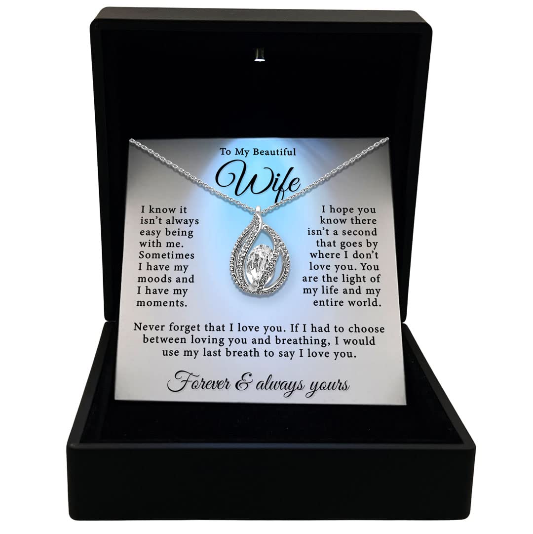 TRYNDI Necklace - Elegant Jewelry Gift for Wife, Women, Girlfriend - Perfect for Christmas, Anniversary, Birthday - Romantic Present for Her - Ideal for Date Nights, Special Occasions & Everyday Wear