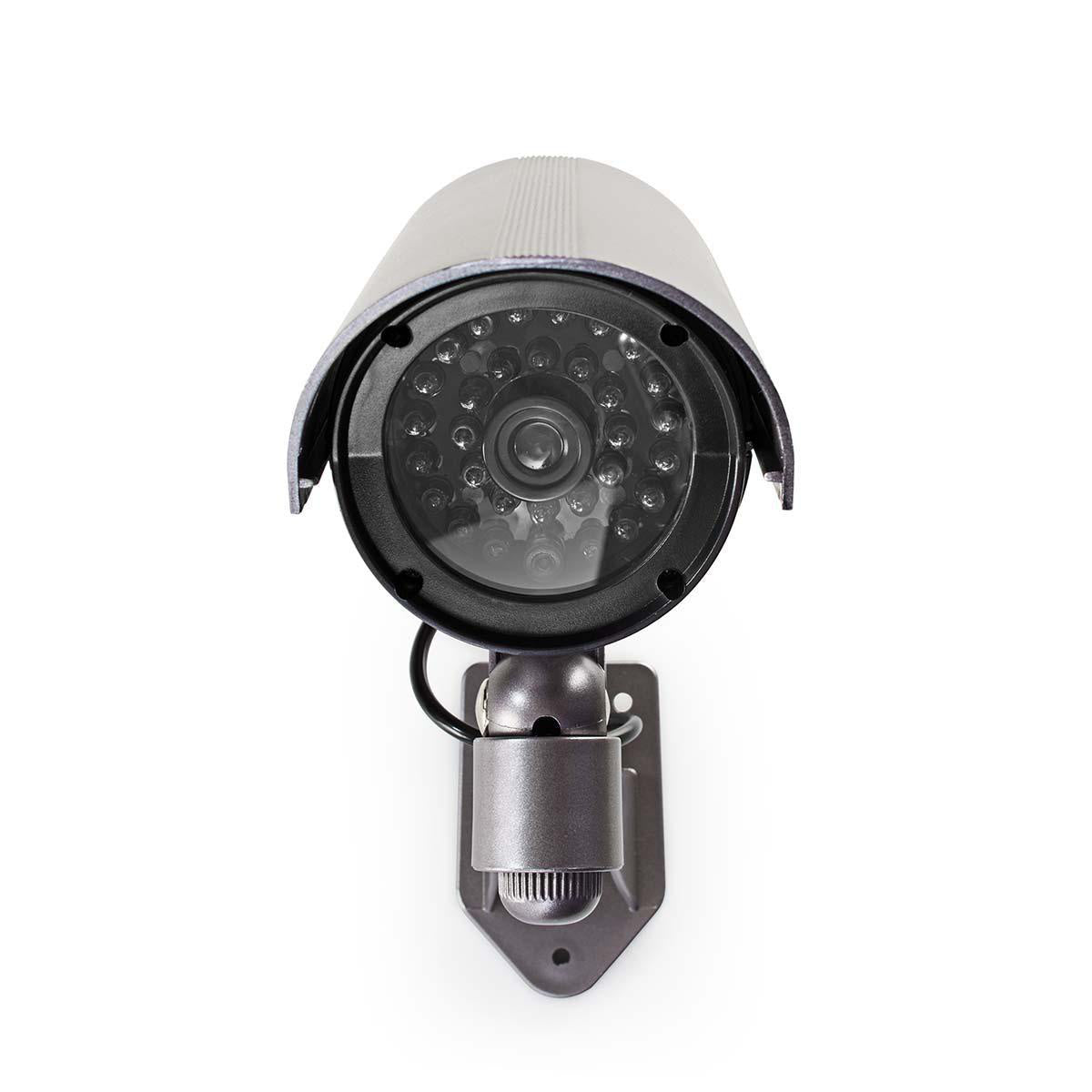 Bullet Security Camera Dummy - IP44 Weatherproof, Silver - Perfect for Home, Office & Outdoor Surveillance