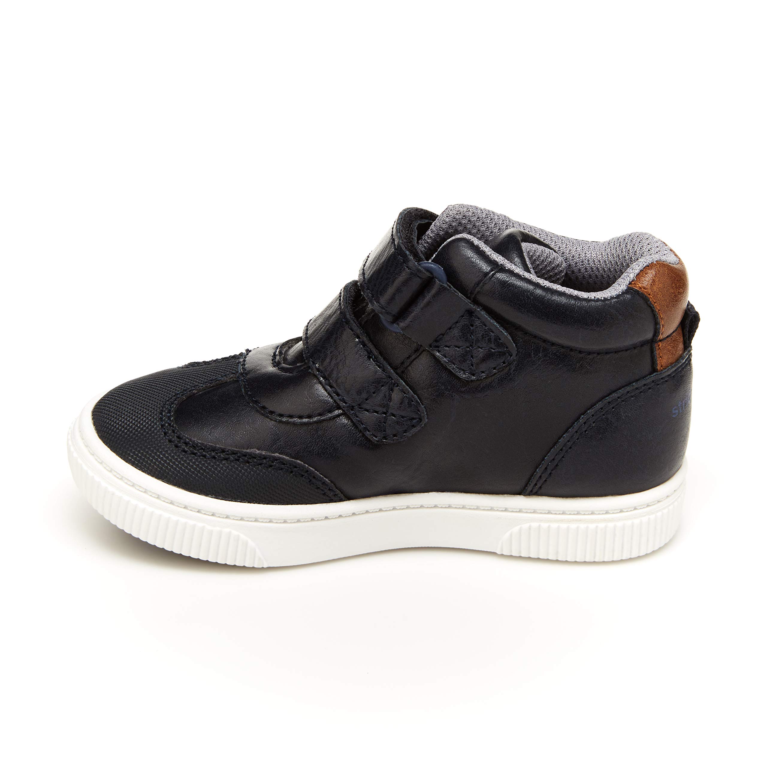 Stride Rite Ember High-Top Sneakers for Baby Boys | Comfortable First Walking Shoes | Perfect for Playdates & Outdoor Adventures