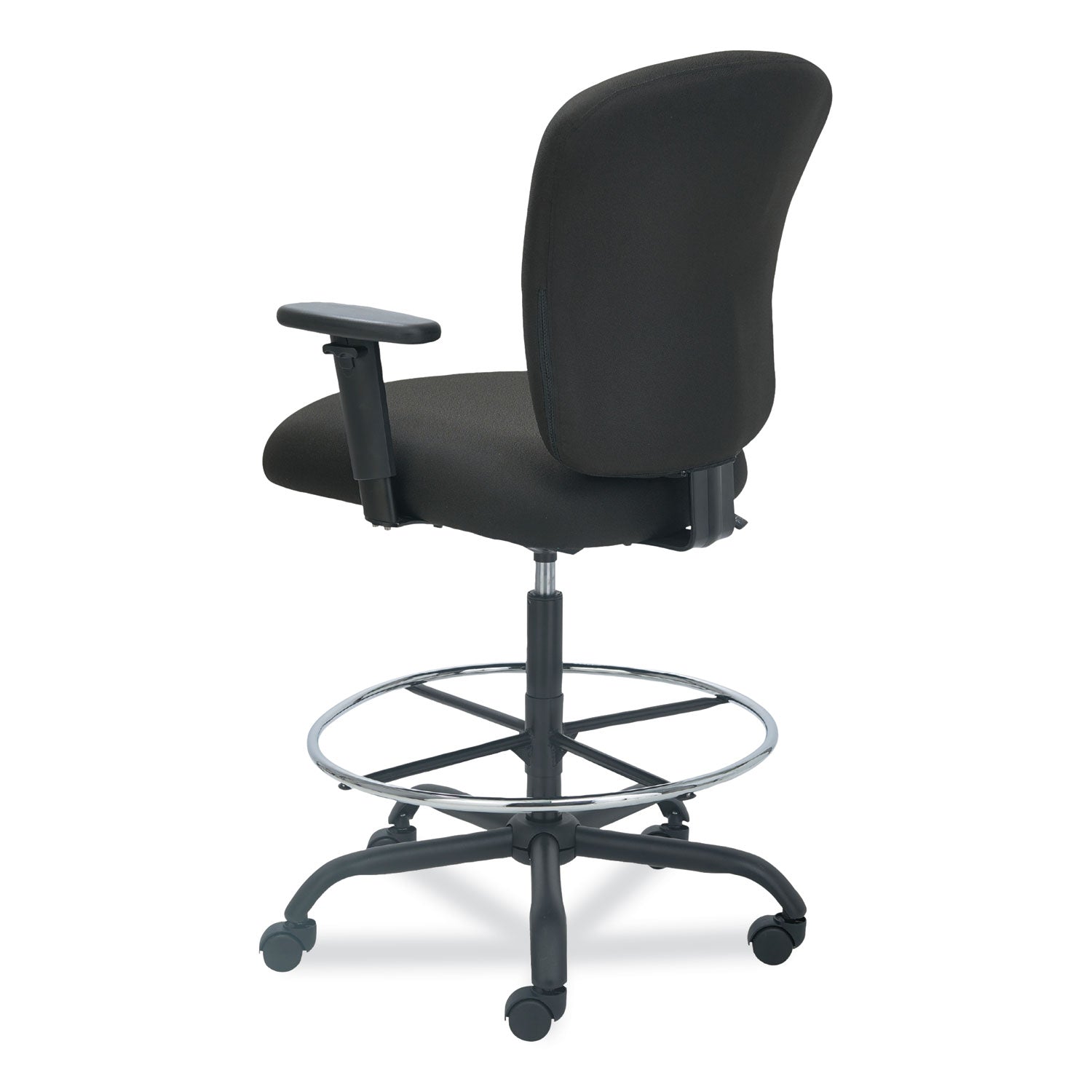 Alera Mota Series Big and Tall Stool – Heavy Duty 450 lb Capacity, Adjustable Seat Height 28.74