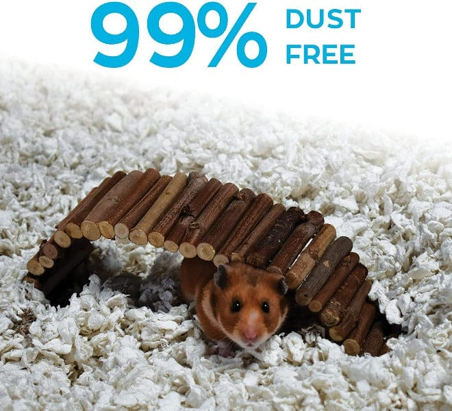 CareFresh White Small Animal Bedding - Ultra Absorbent & Odor Control for Hamsters, Guinea Pigs & Rabbits | Perfect for Cages, Hutches & Pet Habitats