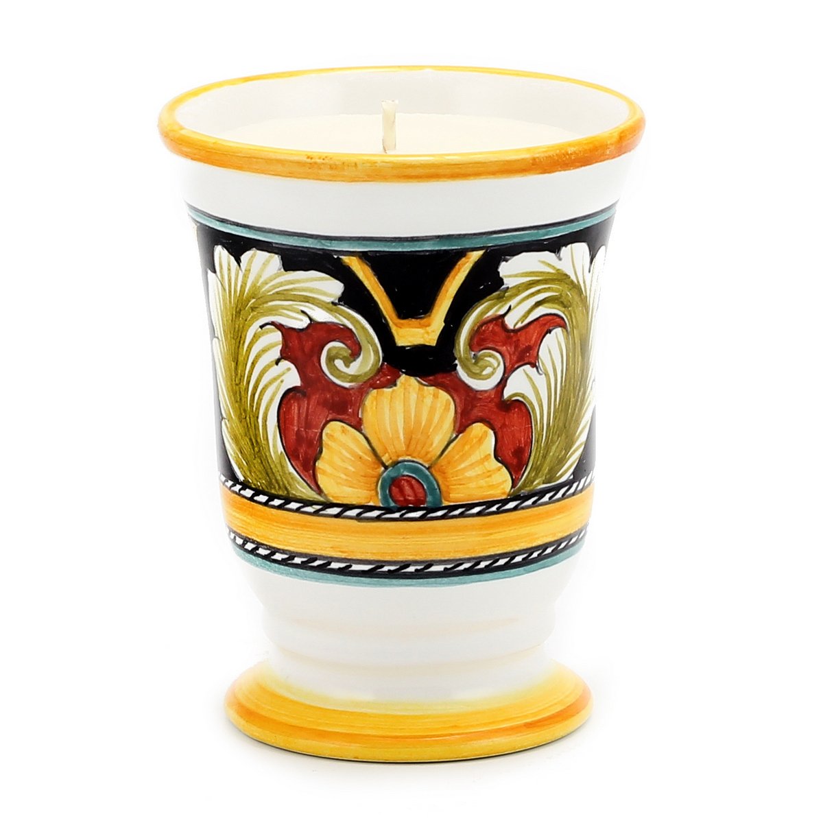 DERUTA CANDLES: Bell Cup DERUTA Vario N.4 Design Christmas Blue Spruce Scented Candle - Perfect for Holiday Decor, Home Fragrance & Gift Giving