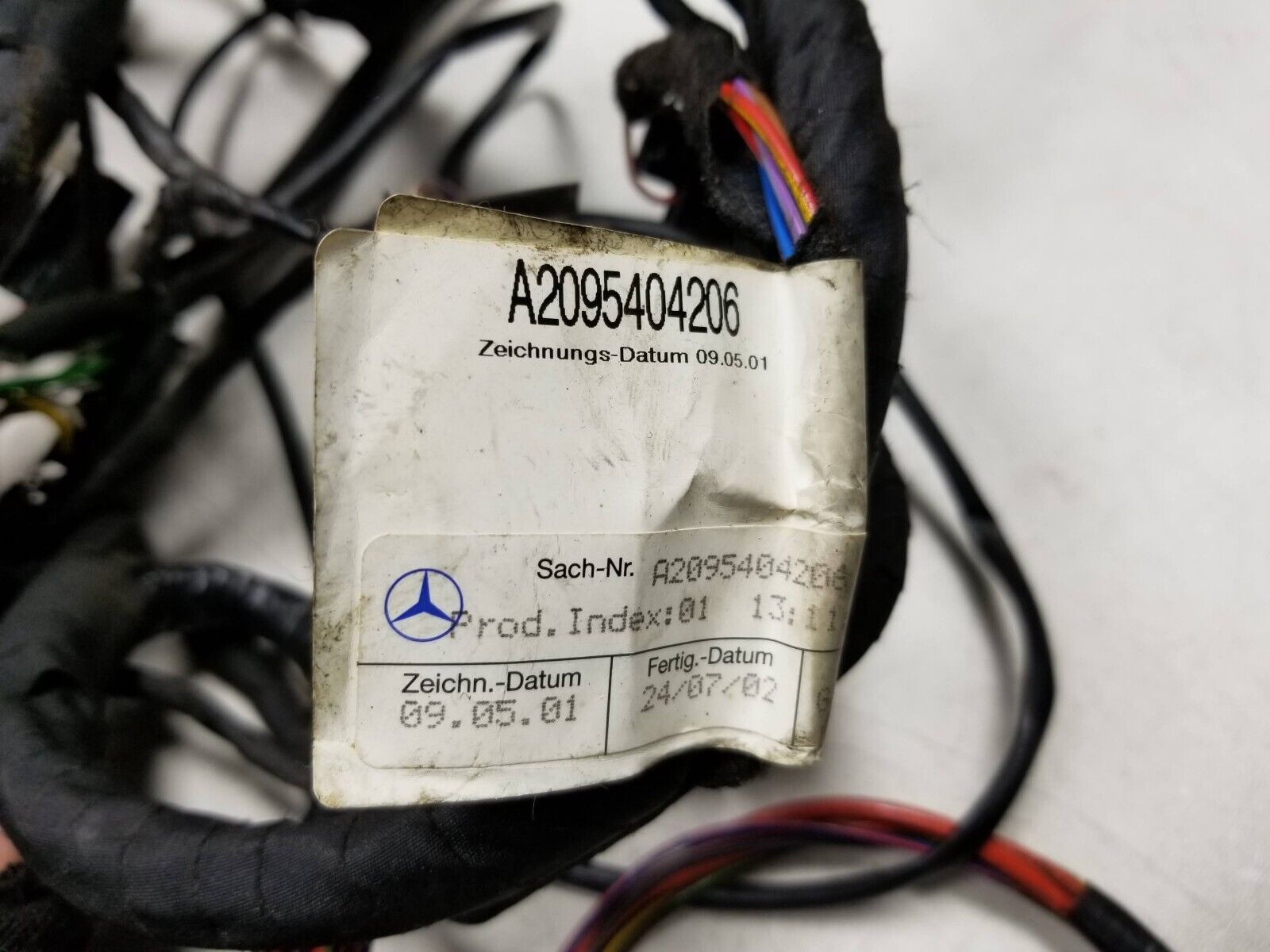 02 05 Mercedes W203 C230 Coupe Engine Cable Wire Harness OEM - Replacement Part for Mercedes-Benz C-Class Coupe Engine Wiring Repair & Maintenance