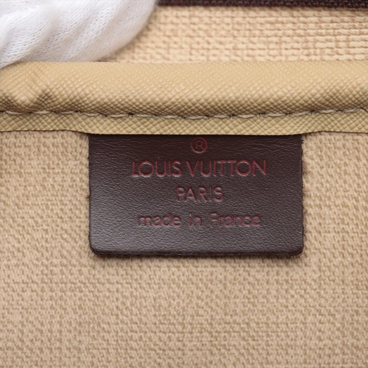 Louis Vuitton Damier Ebene Deauville Handbag for Women - Luxury Designer Tote Bag with Leather Trim | Perfect for Work, Travel & Everyday Use