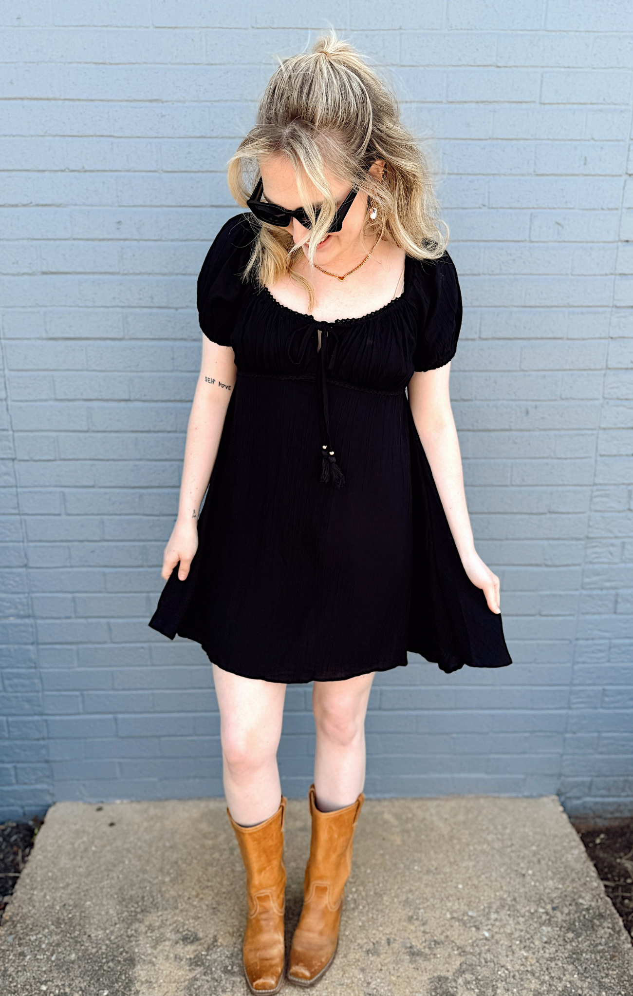 Black Puff Sleeve Mini Dress for Women - Elegant Party & Date Night Outfit - Perfect for Cocktail Parties, Weddings & Evening Events