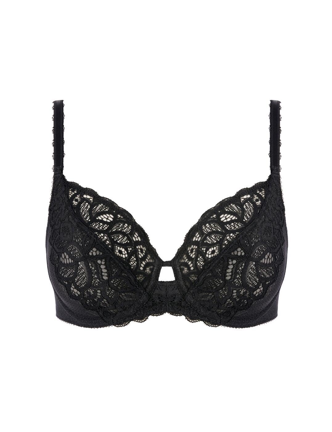 Wacoal Raffine Underwire Bra for Women - Black, 32C | Comfortable & Supportive Everyday Wear for Work & Casual Outfits