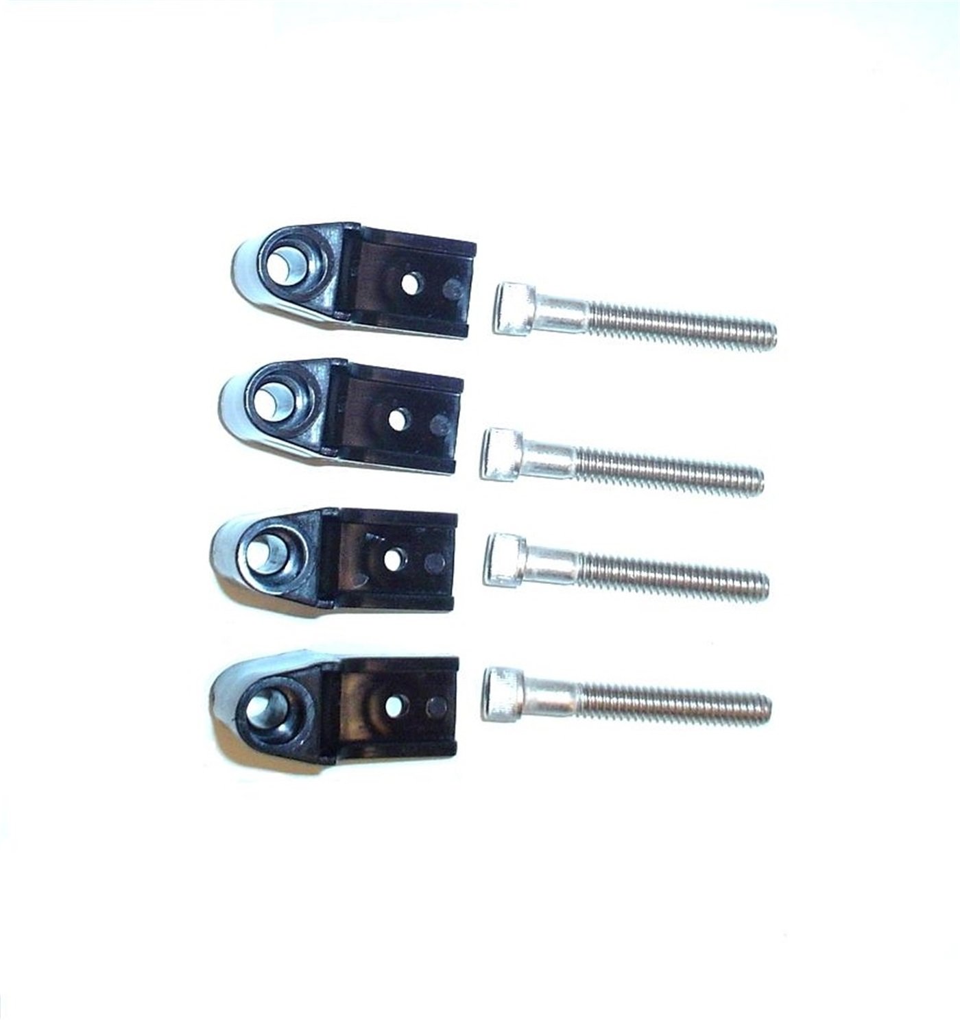 Taylor Cable 42701 Black Horizontal Mounting Bracket for Clamp Style Wire Separators - 4 Pack - Ideal for Electrical Wiring, Cable Management, and DIY Projects