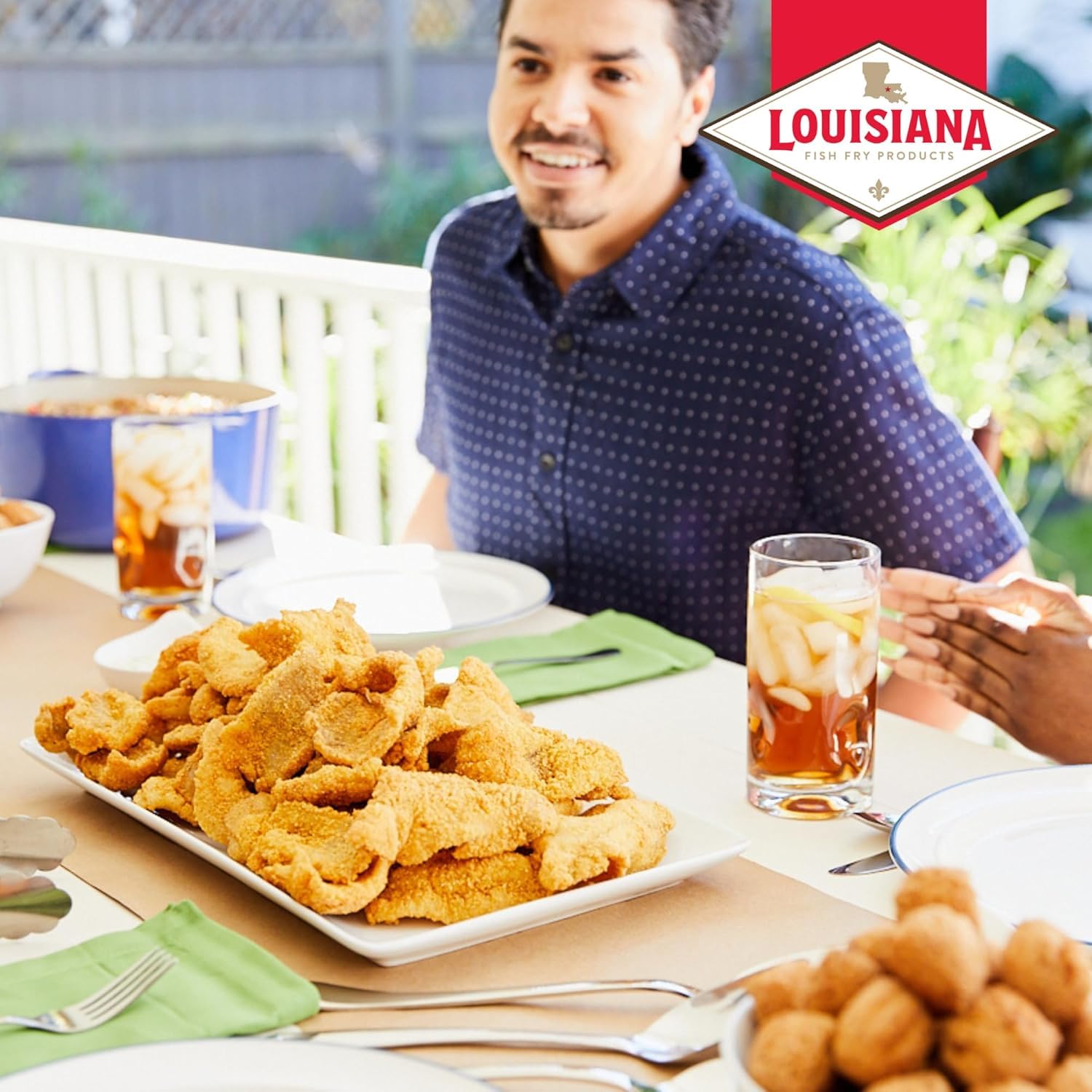 Louisiana Fish Fry Seasoned Fish Fry Seafood Breading Mix - 2.88 lbs (Pack of 6) | Perfect for Fish, Shrimp, Oysters, Vegetables | Crispy Southern-Style Coating for Frying, Baking & Grilling | Great for Family Dinners, BBQs & Seafood Feasts