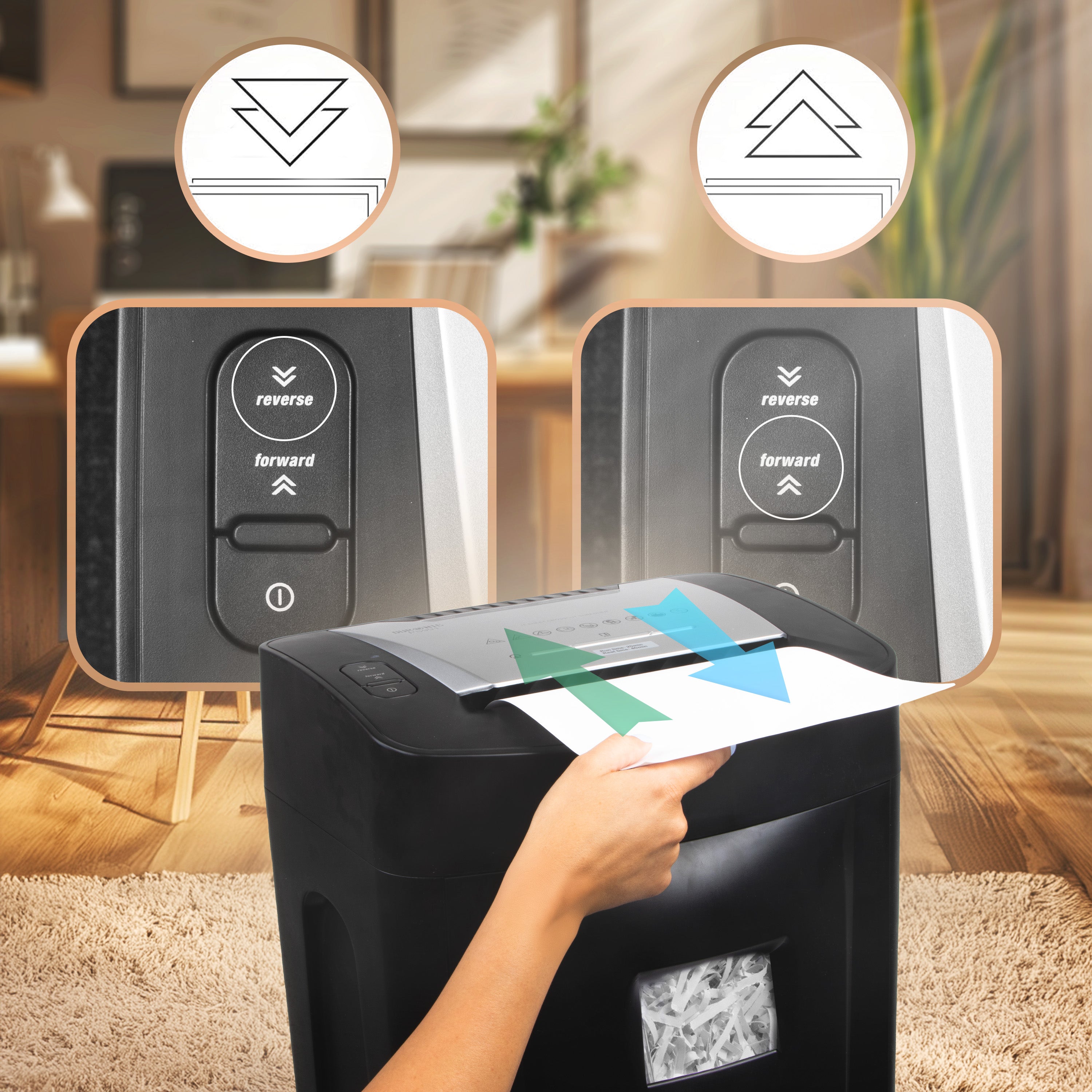 Duronic PS991 18-Sheet Cross Cut Paper Shredder - Heavy Duty Electric Document Shredder for Home & Office | Shreds Credit Cards, Papers, Envelopes | Secure Data Destruction | Ideal for Confidential Documents, Tax Records & Identity Protection (Black)