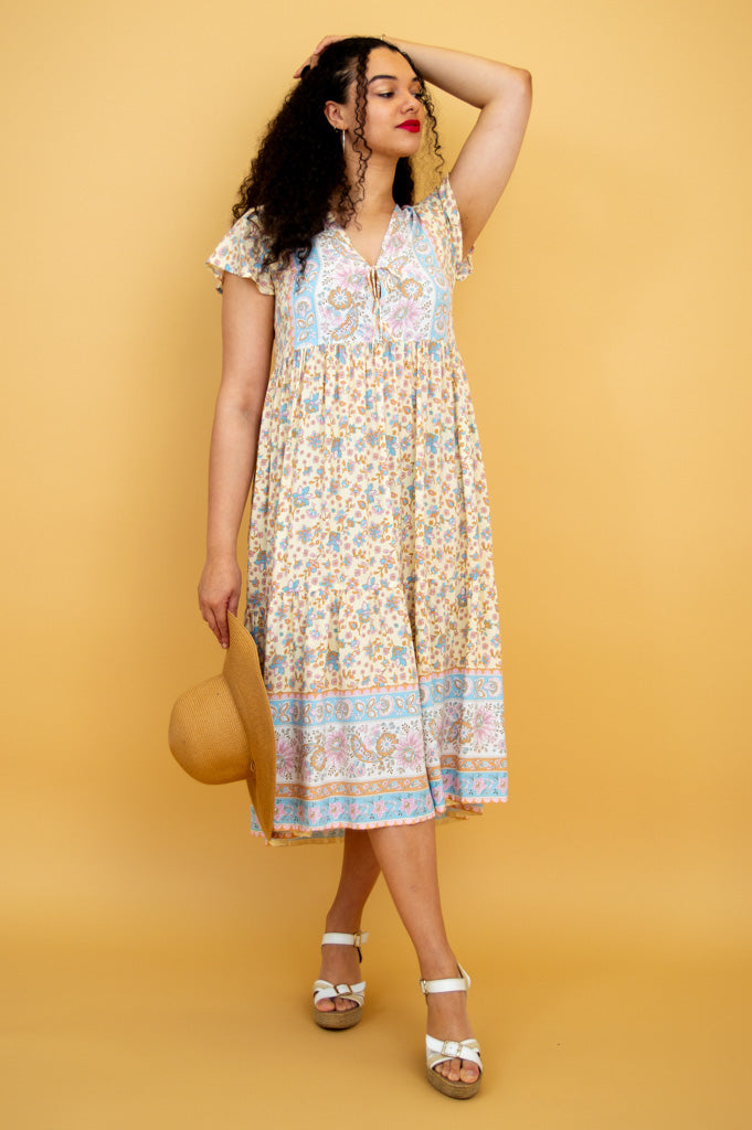 Julie Women's Casual Dress - Elegant Taupali Color, Perfect for Office Wear, Date Night & Summer Outfits