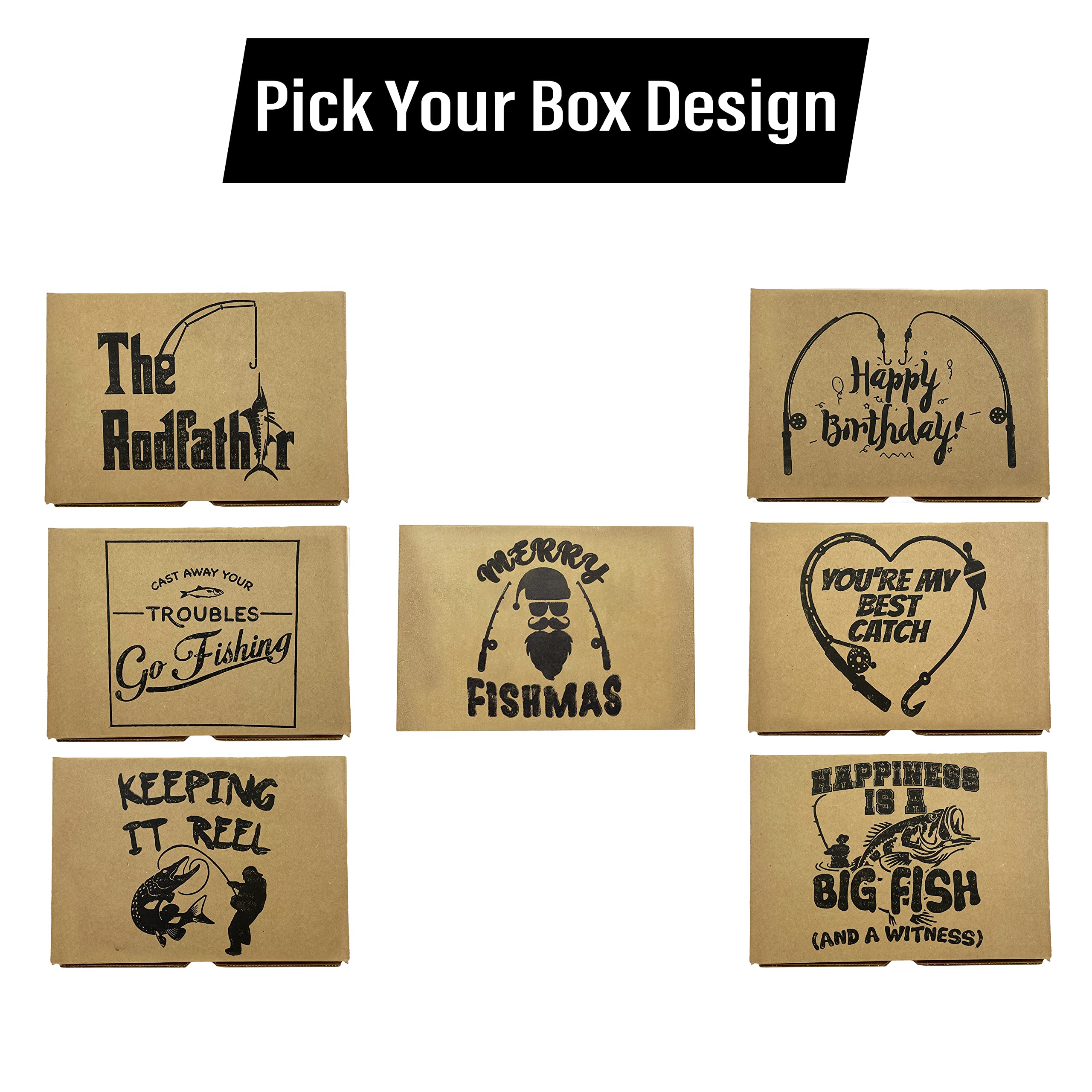 Personalized Fishing Gifts for Men - Custom Engraved Fishing Accessories & Gear - Perfect for Birthday, Father's Day & Retirement Presents - Great for Anglers, Fishermen & Outdoor Enthusiasts