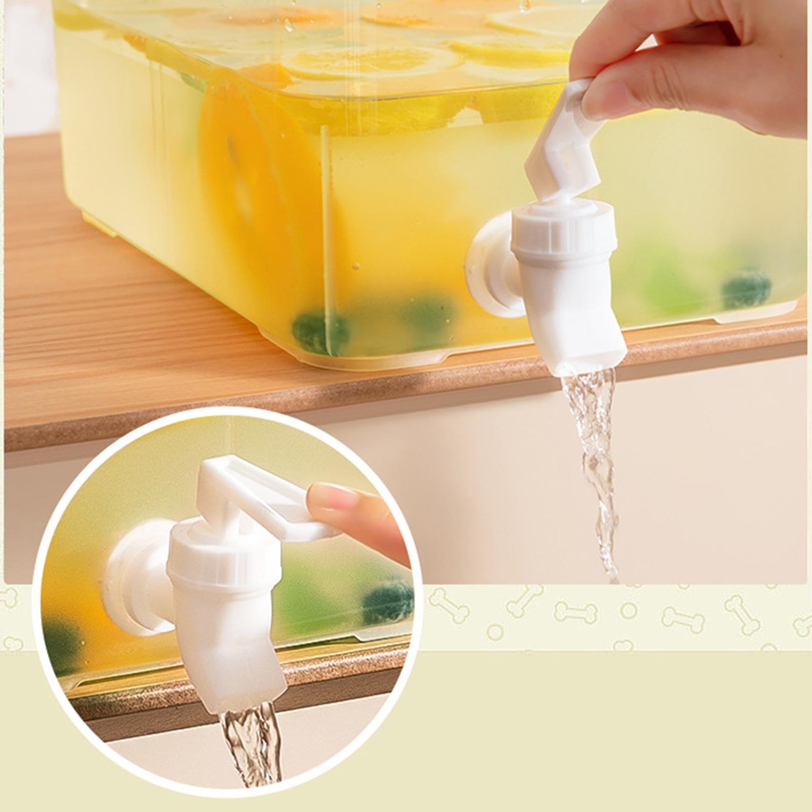 3L/5L/10L Leak-Proof Beverage Dispenser with Tap - Cold Drink Dispenser for Juice, Iced Tea, Lemonade, Beer - Perfect for Parties, BBQs, and Outdoor Events