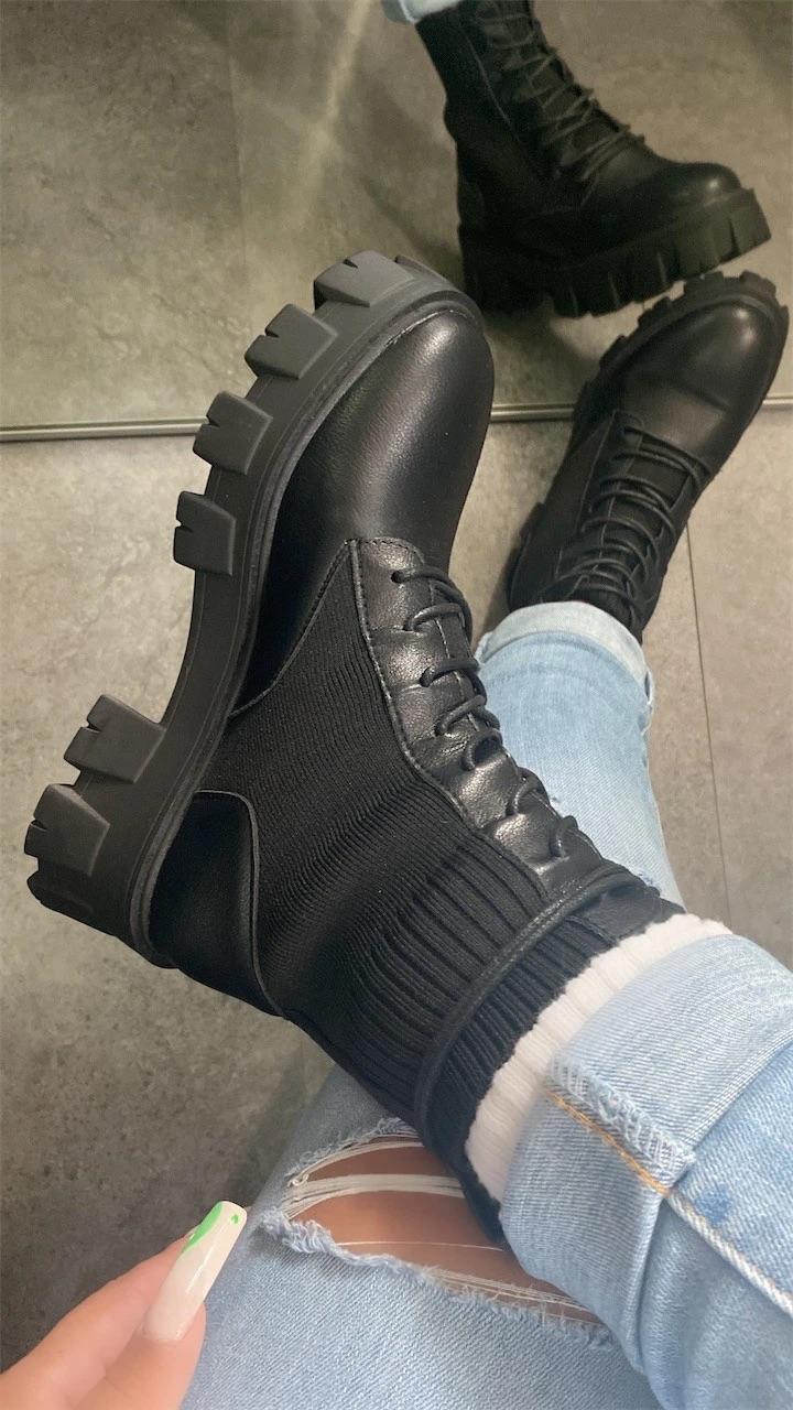 Stylish Mallory Booties for Women - Black Chunky Heel Ankle Boots | Perfect for Fall, Winter & Casual Outfits