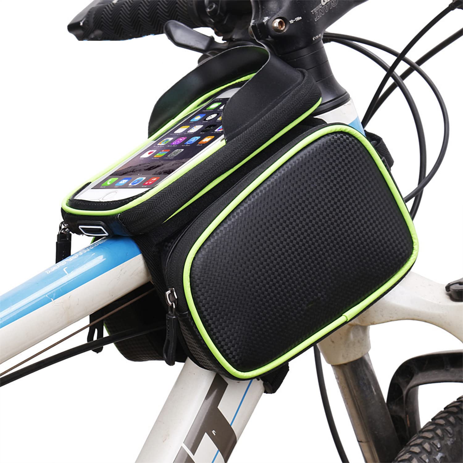 NEYGU B-Soul 6.2 Inch Waterproof Bike Frame Bag - Portable Front Handlebar Bag for MTB & Road Bikes - Secure Phone Holder Case for Cycling, Hiking & Outdoor Adventures