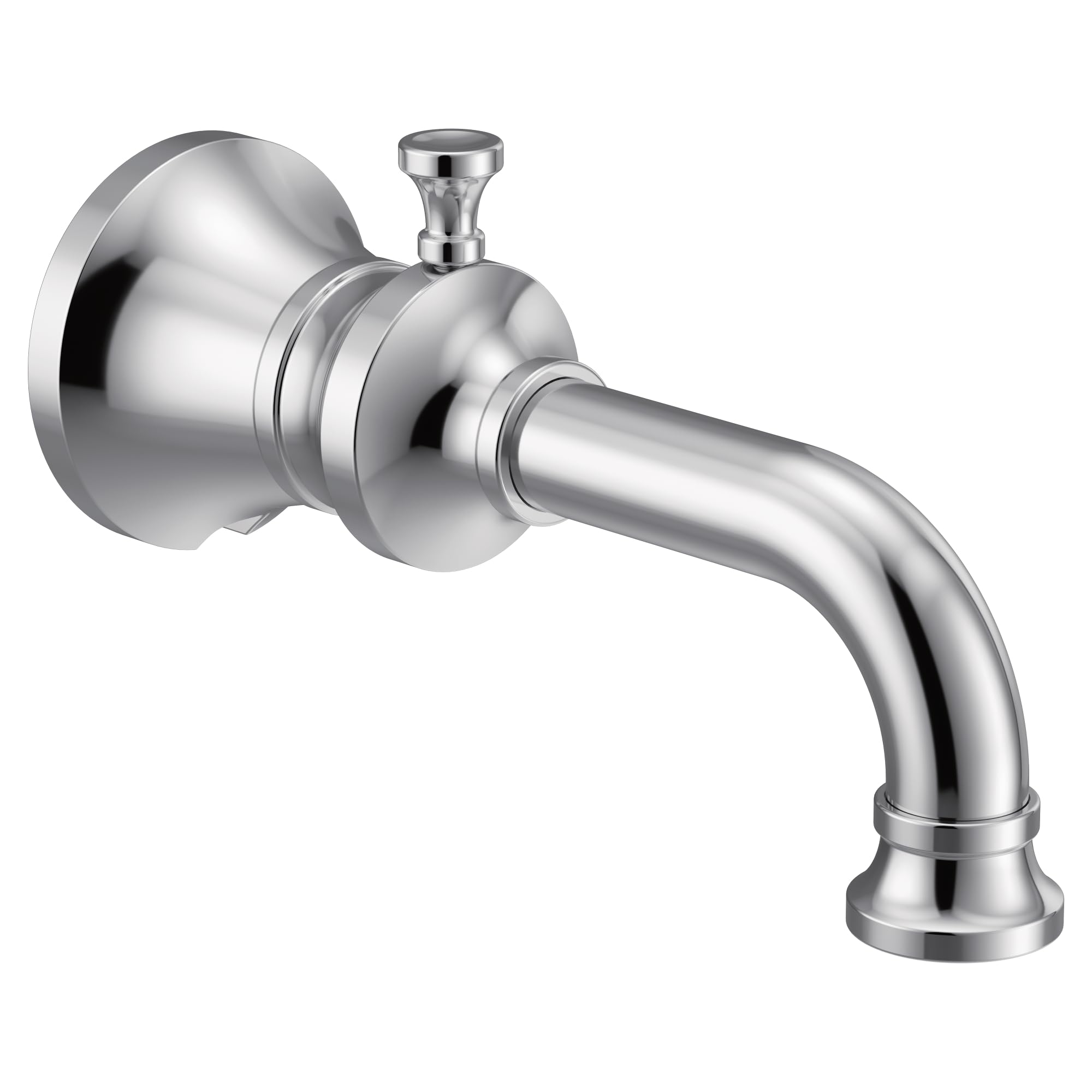Moen S5000 Colinet Traditional Diverter Tub Spout with Slip-Fit CC Connection - Chrome Finish for Bathroom Faucet Replacement & Shower Installation - Perfect for Home Renovation and Plumbing Upgrades