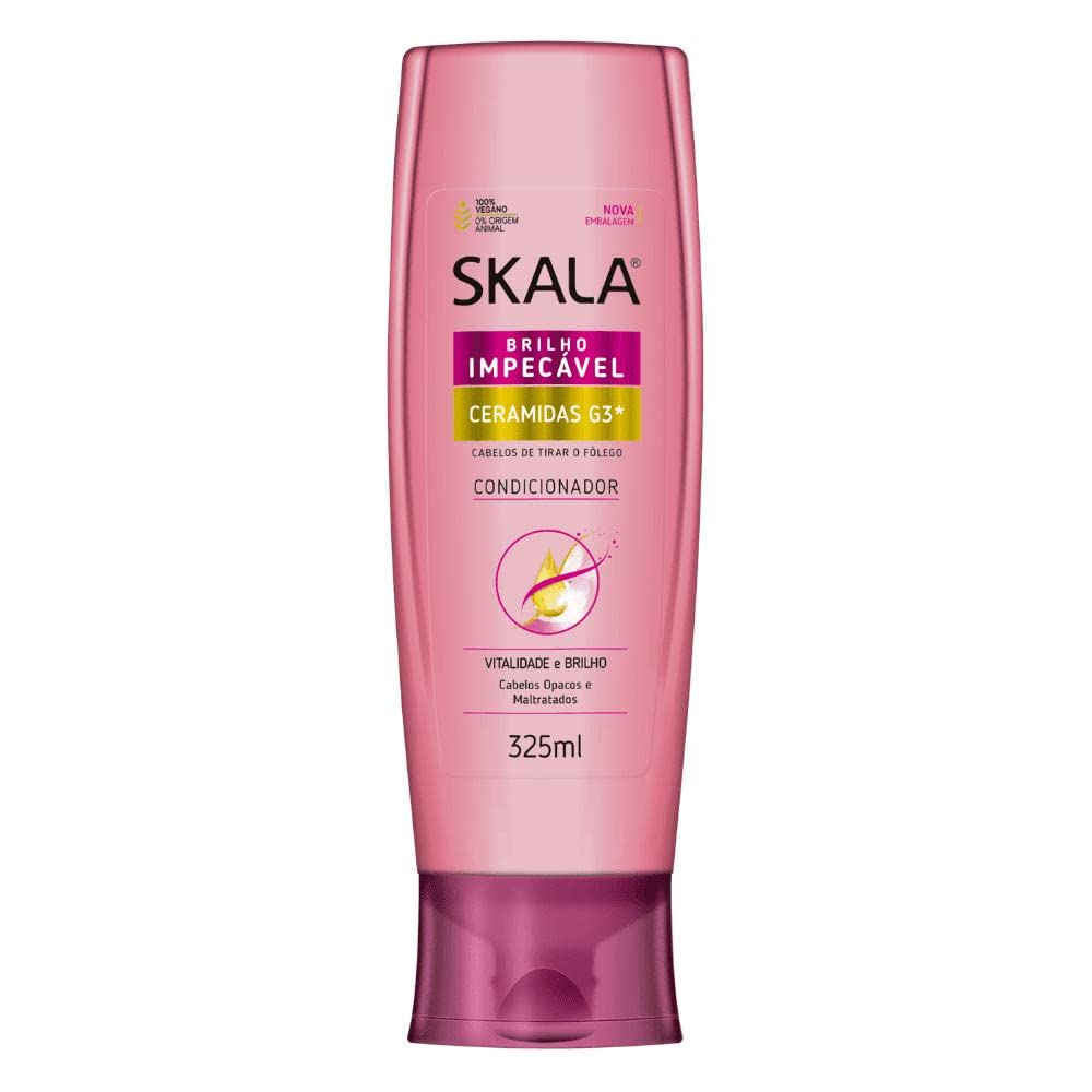 Skala Expert Ceramidas G3 Shampoo and Conditioner Set - Vegan Hair Care for Healthier, Fuller & Thicker Hair - Brazilian Import - Perfect for Damaged Hair Repair and Daily Nourishment