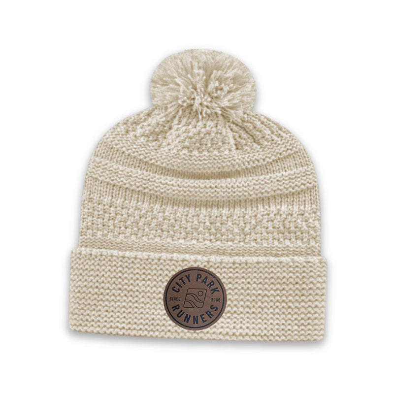 Premium Pom Pom Beanie for Running & Outdoor Activities - Warm Winter Knit Hat for Men & Women - City Park Runners Collection