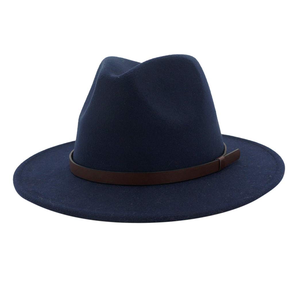 Vintage Wide Brim Fedora Hat for Men & Women - Classic Unisex Panama Hat with Belt Buckle, Lightweight Soft Floppy Design | Perfect for Beach, Outdoor, Summer Fashion & Casual Wear