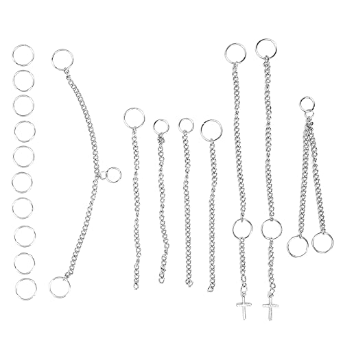 Punk Style Dreadlock Hair Braid Chains - Decorative Hair Accessories for Braiding, Dreadlocks & Gifts | Perfect for Parties, Concerts & Alternative Fashion