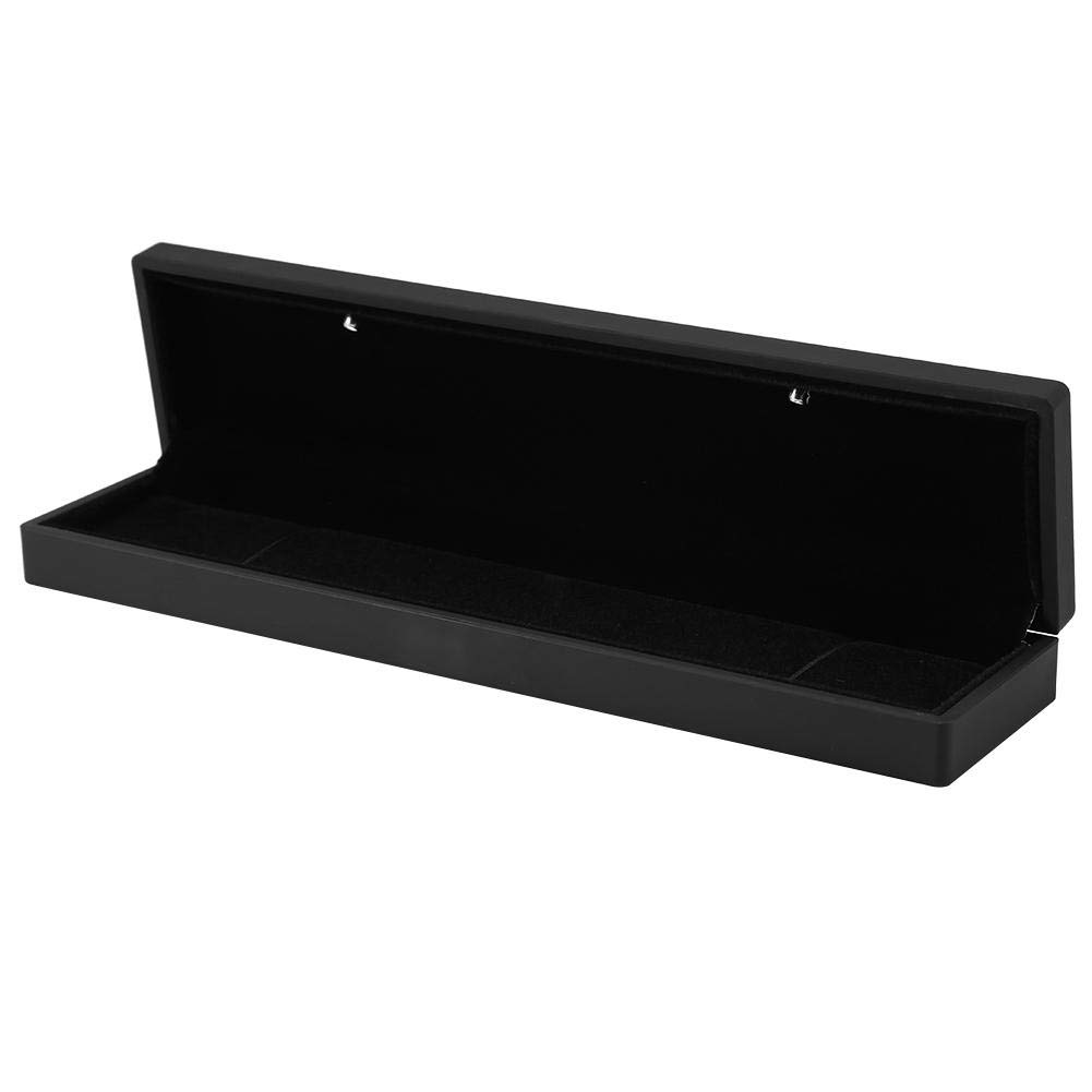 Elegant Jewelry Gift Box with LED Light & Soft Lining - Perfect for Necklaces, Bracelets, Wedding Gifts & Special Occasions - Premium Jewelry Storage & Presentation Case