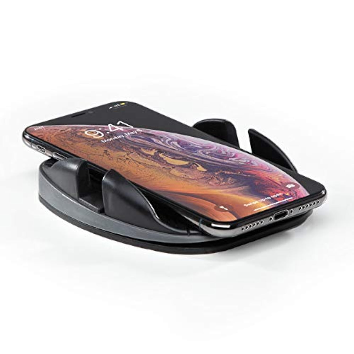 Numi Smart Dock - Universal Car Phone Holder for All Smartphones - Black - Safe Driving View