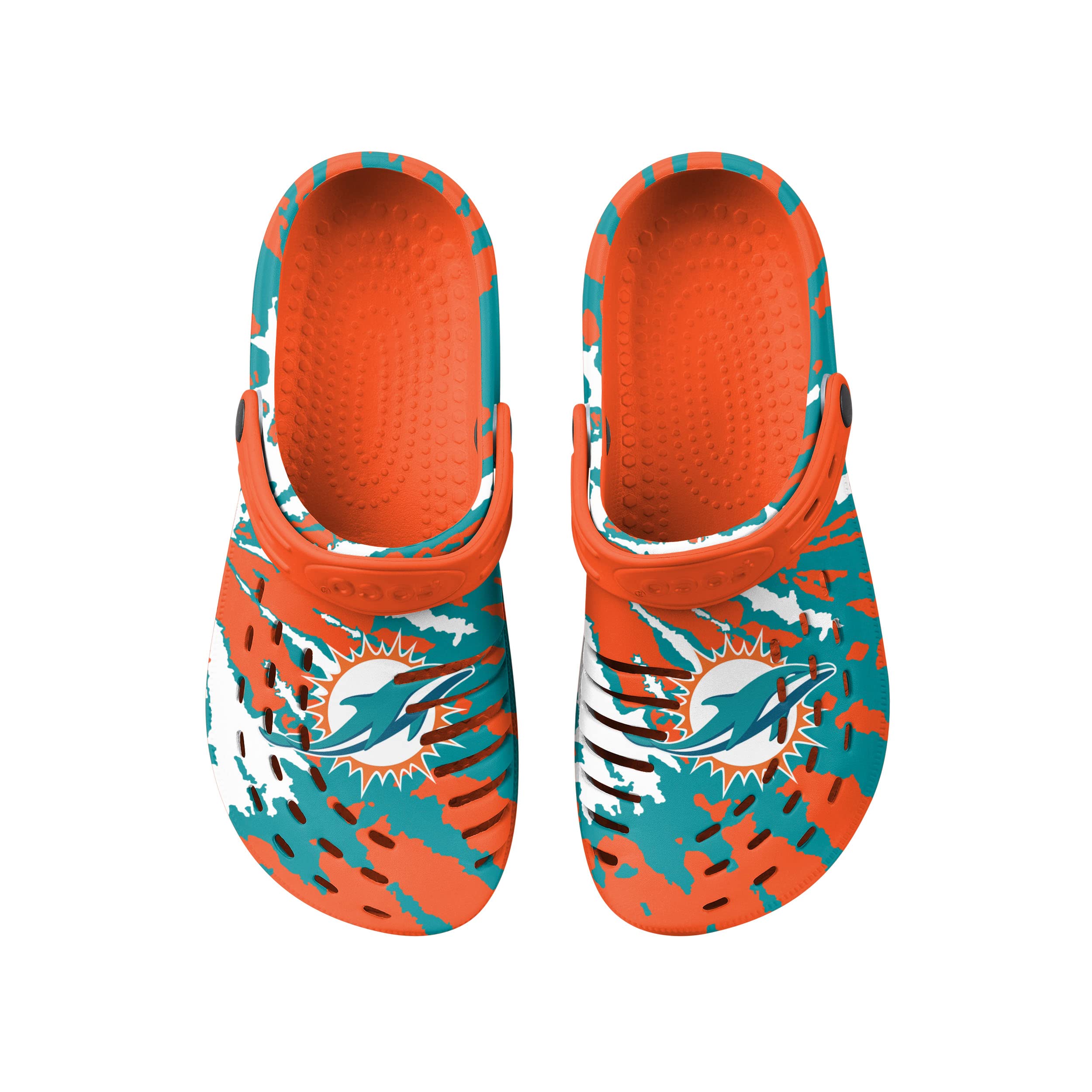 **FOCO Men's NFL Team Logo Sandals - Comfortable Water & Garden Shoes, Non-Slip Slippers for Beach, Pool, and Outdoor Activities**