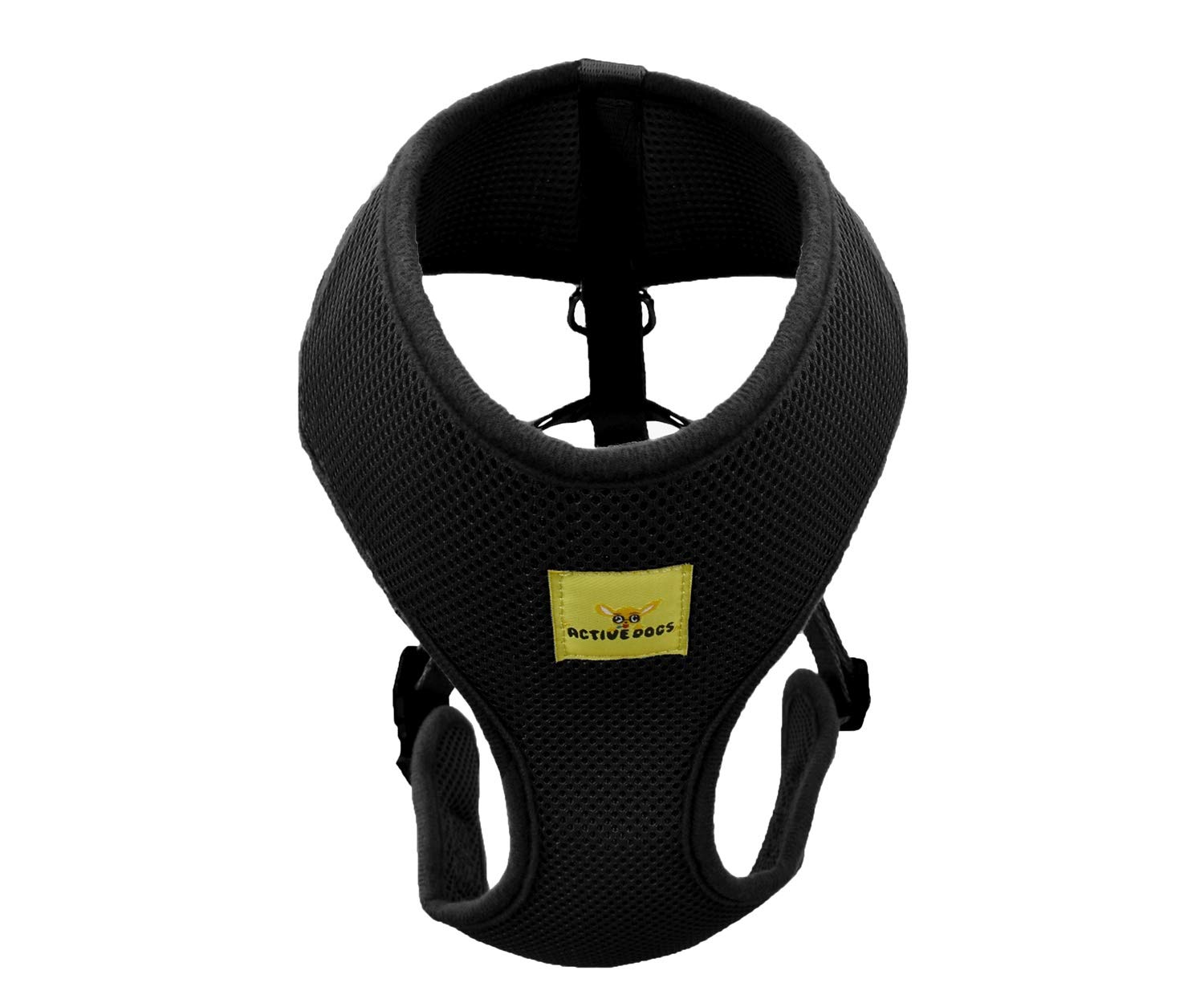 Adjustable No-Pull Dog Harness with Reflective & Breathable Design - Front Clip Pet Vest for Small, Medium & Large Dogs (X-Small, Black) - Perfect for Walking, Running & Outdoor Adventures