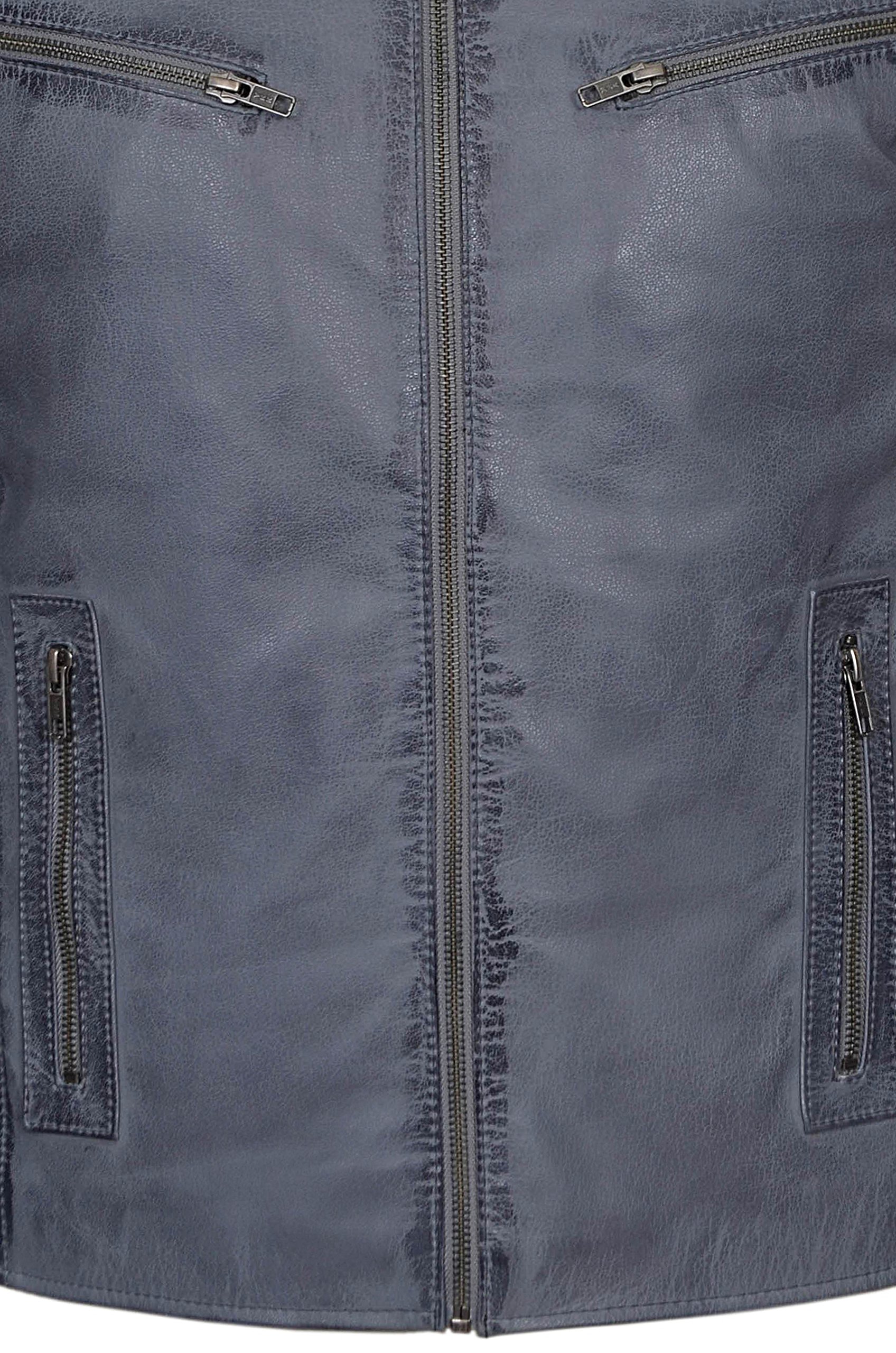 Smart Range Men's Speed Washed Grey Stone Biker Style Motorcycle Real Leather Jacket - Premium Motorcycle Gear for Riding & Casual Wear