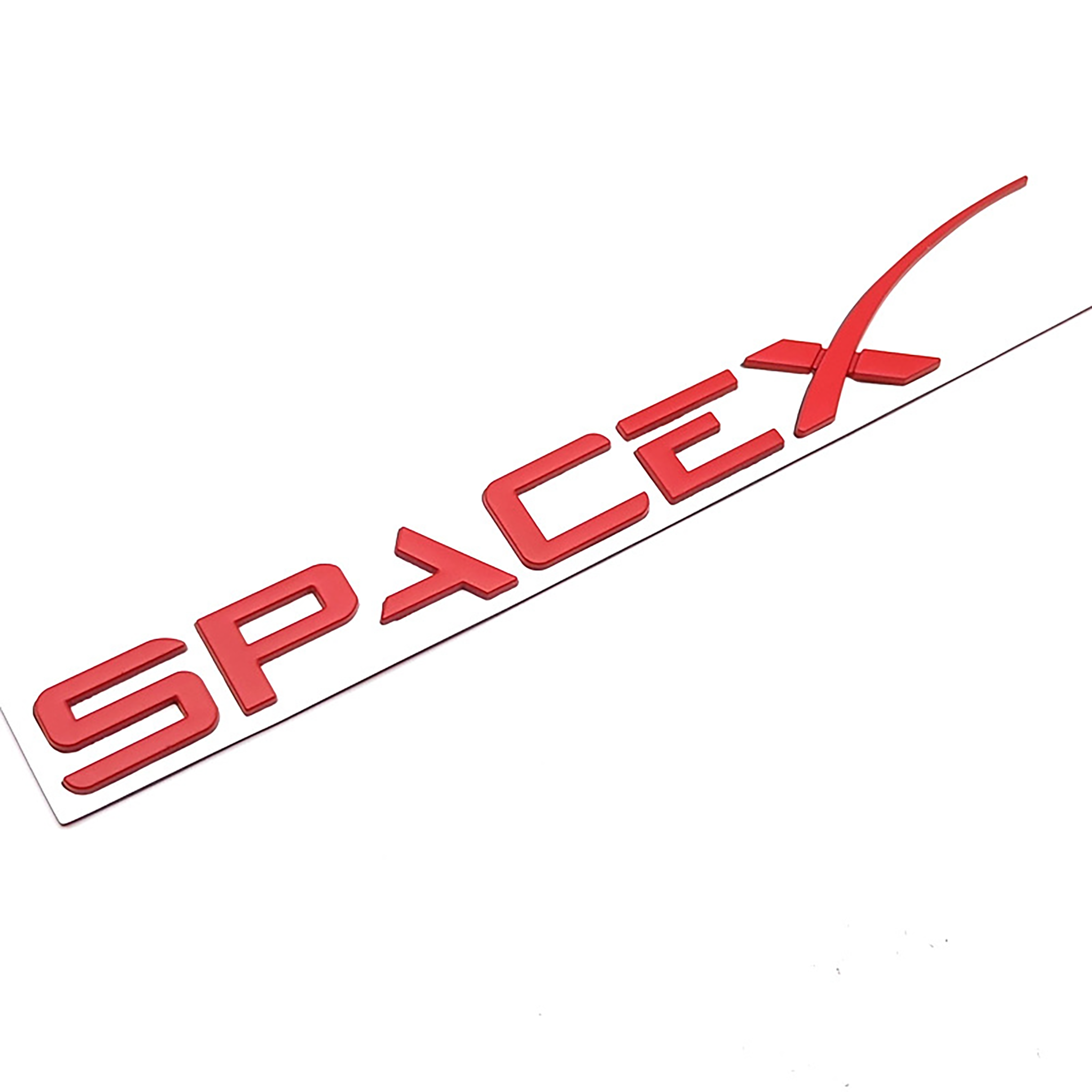 SpaceX Emblem Badge Decals for Tesla Model S 3 X Y - High Quality Vinyl Stickers for Car Exterior Decoration & Personalization (Set of 4) - Perfect for Tesla Enthusiasts & Space Fans
