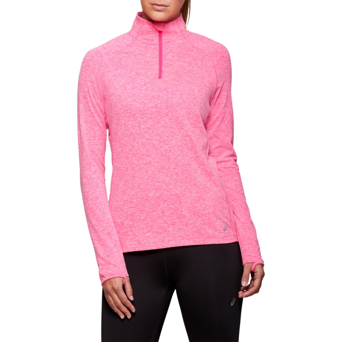 ASICS Women's Dorai Quarter Zip Running Top - Lightweight Breathable Workout Shirt for Jogging, Gym & Outdoor Activities