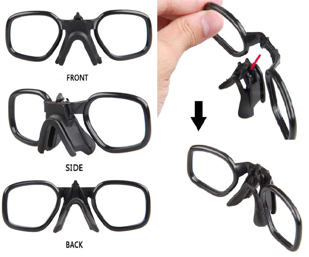 GALAXYLENSE ICE Tactical Combat Glasses for Men - Polarized Shooting & Hunting Glasses with 3 Interchangeable Lenses - UV Protection for Outdoor Sports, Military, and Airsoft Activities
