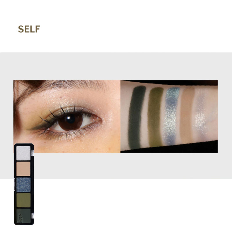 ODDITY Unnamed Ashes Series 5-Color Eyeshadow Palette - Long Lasting Pigmented Matte & Shimmer Eyeshadows for Day to Night Makeup Looks | Perfect for Parties, Date Nights & Special Occasions