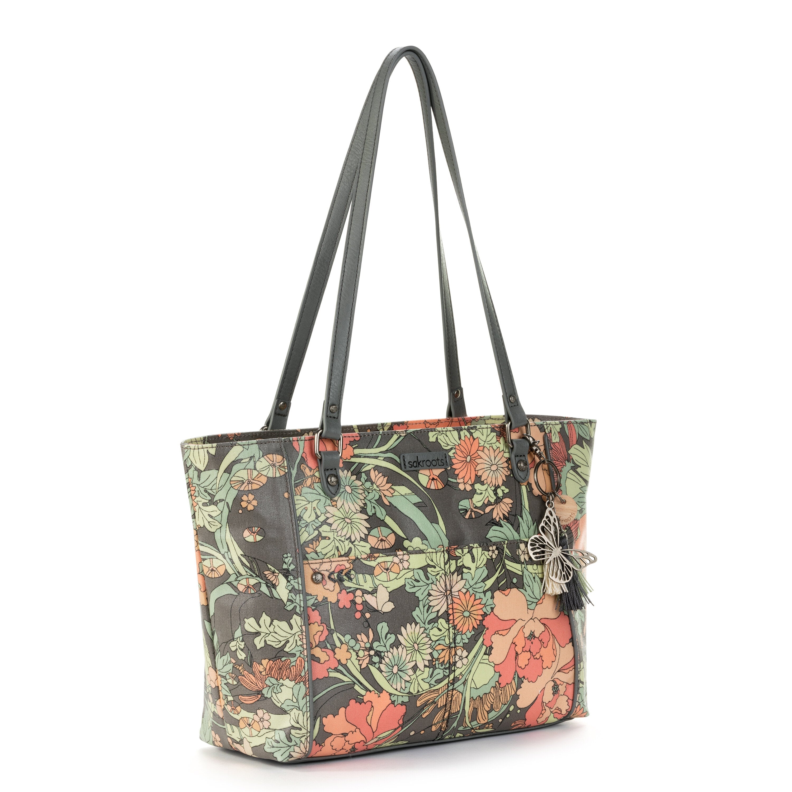 Stylish Metro Tote Bag for Women - Large Durable Canvas Shopping Tote with Long Handles - Perfect for Grocery Shopping, Beach Trips, Work & Travel