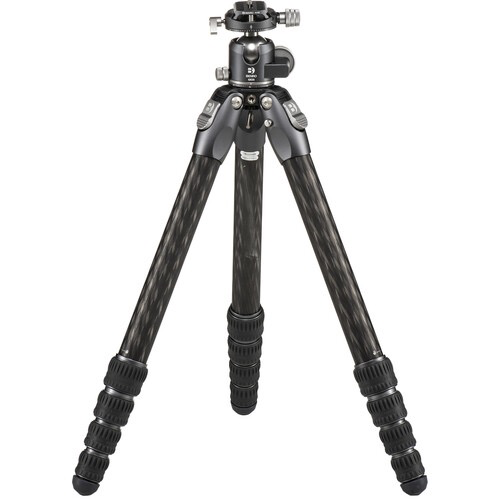 Benro Tortoise Columnless Carbon Fiber Tripod with GX35 Ballhead - 5-Section Twist Lock Legs, Lightweight Travel Tripod for DSLR Cameras - Perfect for Outdoor Photography, Hiking & Travel Adventures