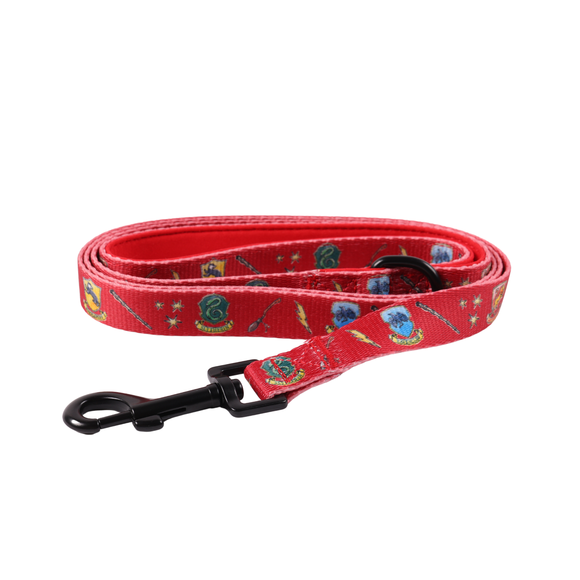 Harry Potter Dog Leash - Officially Licensed Hogwarts Pet Collar with Adjustable Length for Small Medium Large Dogs - Perfect for Walking, Training, and Wizarding World Themed Outings