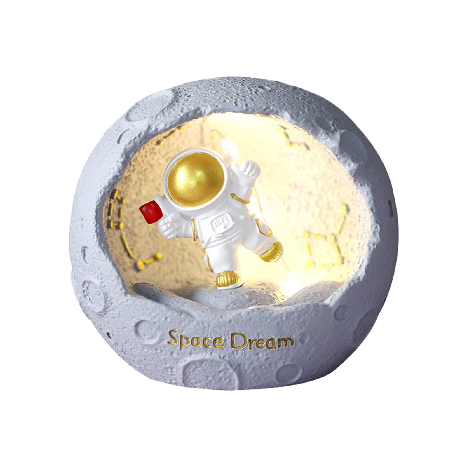 Creative Astronaut Night Light - 3D LED Bedside Lamp for Kids & Adults, Cool Space-Themed Room Decor, Perfect Gift for Couples & Dreamers - Ideal for Bedrooms, Nurseries & Home Decor