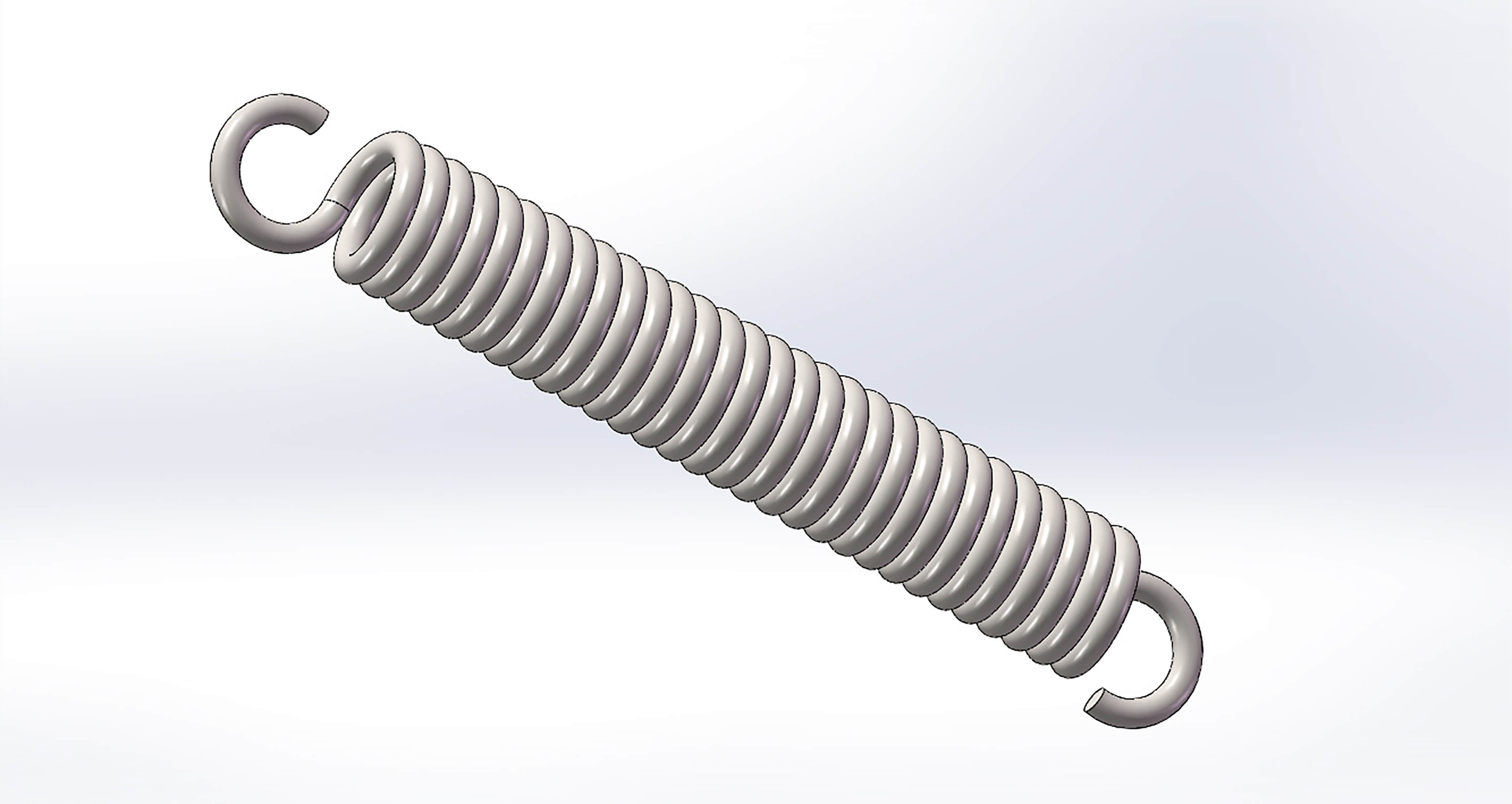 BD4801 62 Pull Spring - High Tension Extension Spring for Industrial Machinery, Automotive Parts & DIY Projects - Perfect for Garage Tools, Farm Equipment and Mechanical Repairs