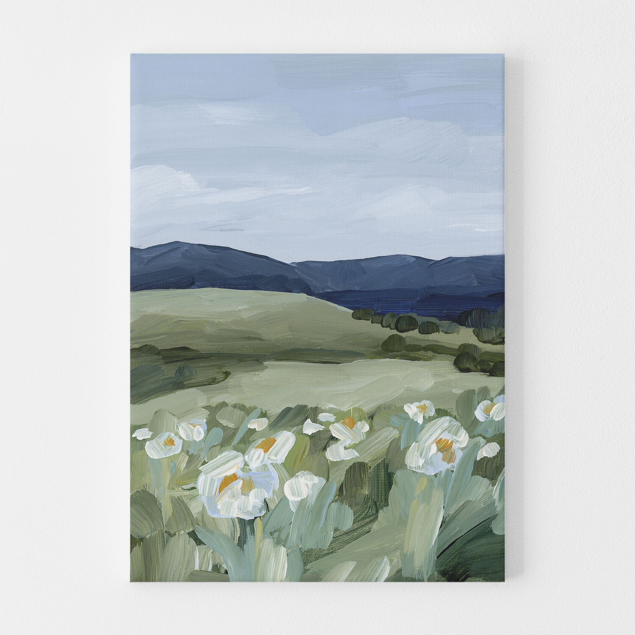 Wild Poppies Art Print - Vibrant Floral Wall Decor for Living Room, Bedroom & Office - Premium Canvas Painting for Home & Office Decor