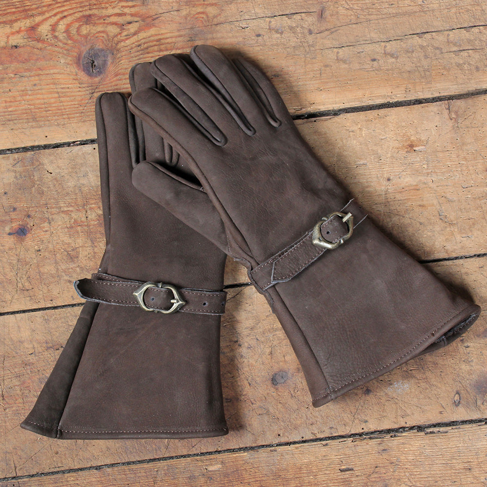 Premium Genuine Leather Gloves for Men & Women - Ulex Brown - Winter Driving, Motorcycle Riding & Outdoor Activities