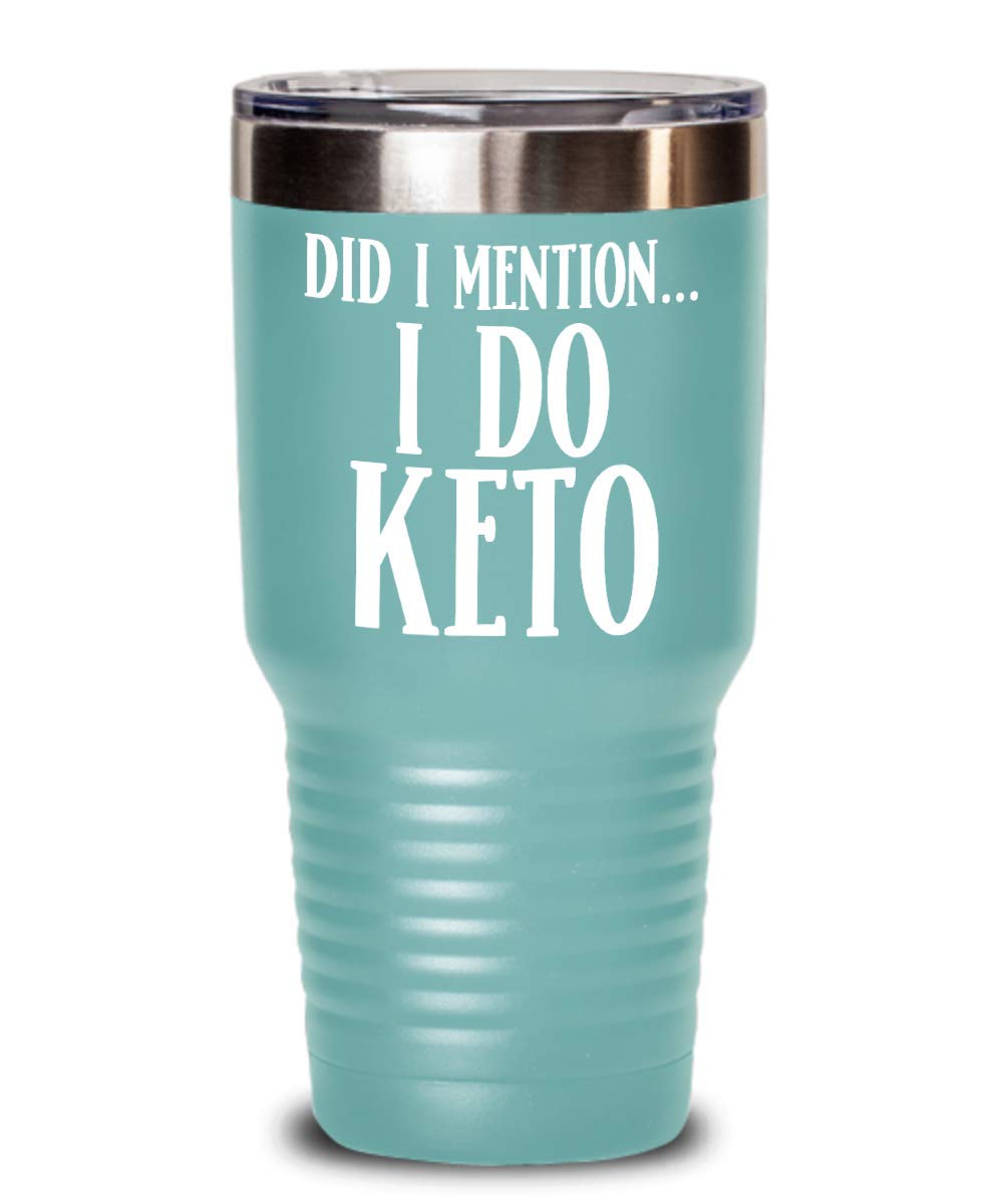 Keto Tumbler for Weight Loss - Insulated Coffee Mug with Sarcastic Quote - Perfect Keto Diet Gift for Men & Women - Great for Office, Gym & Christmas Presents