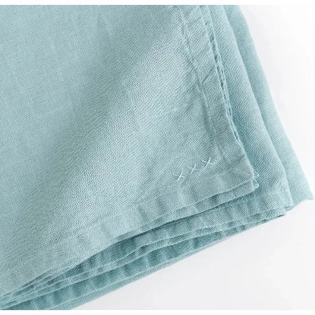 Premium Soft Mint Linen Tablecloth - 100% Natural Fabric for Dining Room, Kitchen & Outdoor Picnic - Elegant Washable Table Cover for Parties & Home Decor