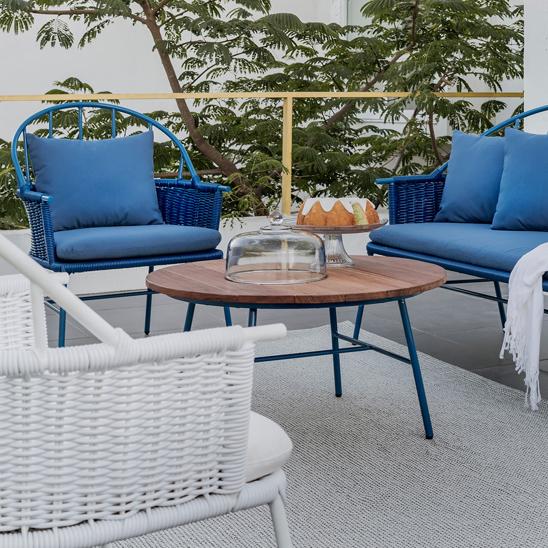 1730 Outdoor Lounge Chair with Cushion - Waterproof Patio Furniture for Poolside, Garden & Backyard Relaxation