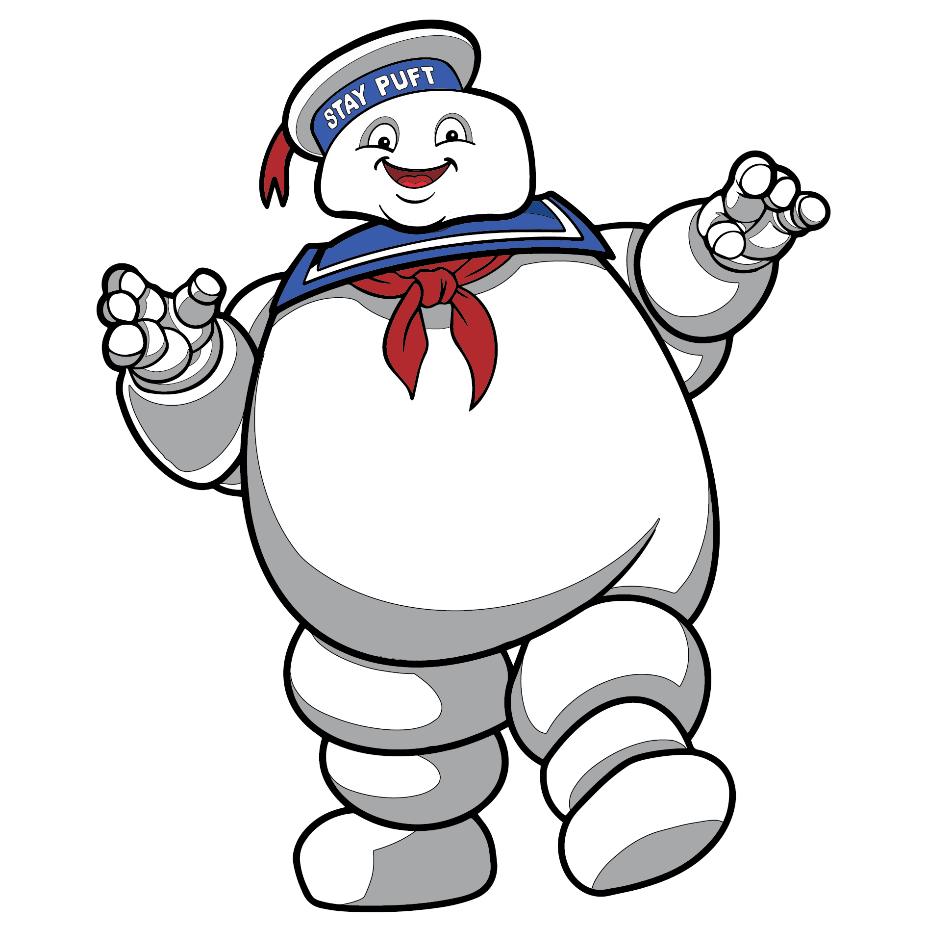 Ghostbusters Stay Puft Marshmallow Man Collectible Action Pin - Officially Licensed Movie Merchandise for Fans & Collectors - Perfect for Cosplay, Conventions & Display