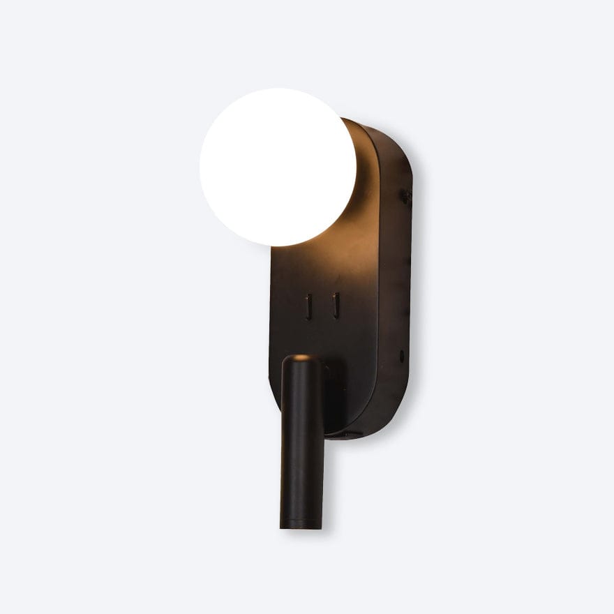 BENETI Modern Wall Light with Yosh Glass - Elegant Sconce for Living Room, Bedroom, and Hallway Lighting