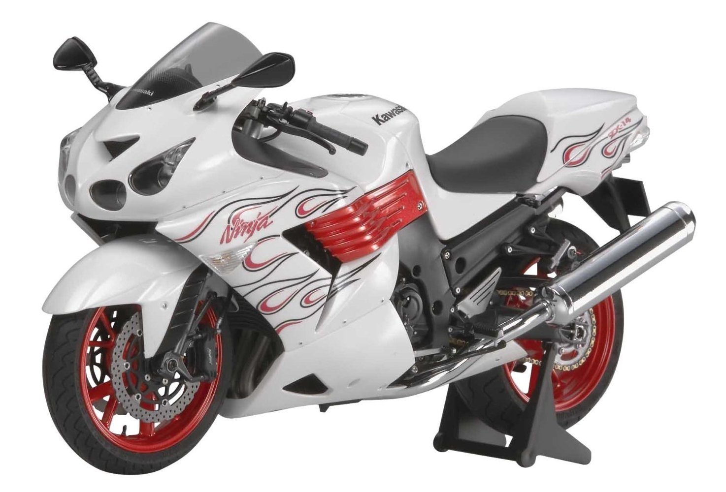 TAMIYA Dickie 300014112 1:12 Scale Kawasaki Ninja ZX-14R Special Edition Plastic Model Kit - Perfect for Collectors, Hobbyists & Motorcycle Enthusiasts