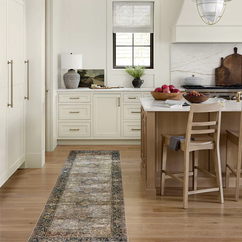 Loloi Layla Olive & Charcoal Runner Rug - 2.5' x 9.5' (76cm x 289cm) Soft Bohemian Floor Carpet for Hallway, Entryway & Bedroom Decor